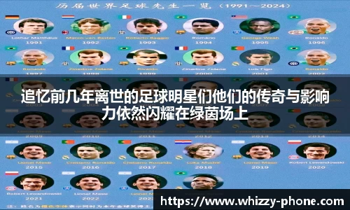 追忆前几年离世的足球明星们他们的传奇与影响力依然闪耀在绿茵场上